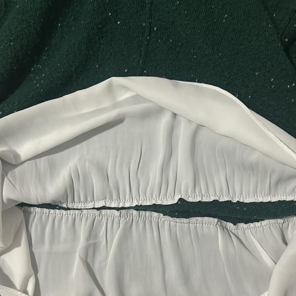 RW&Co Sweater with Faux Blouse Underlay - Picture 4 of 4